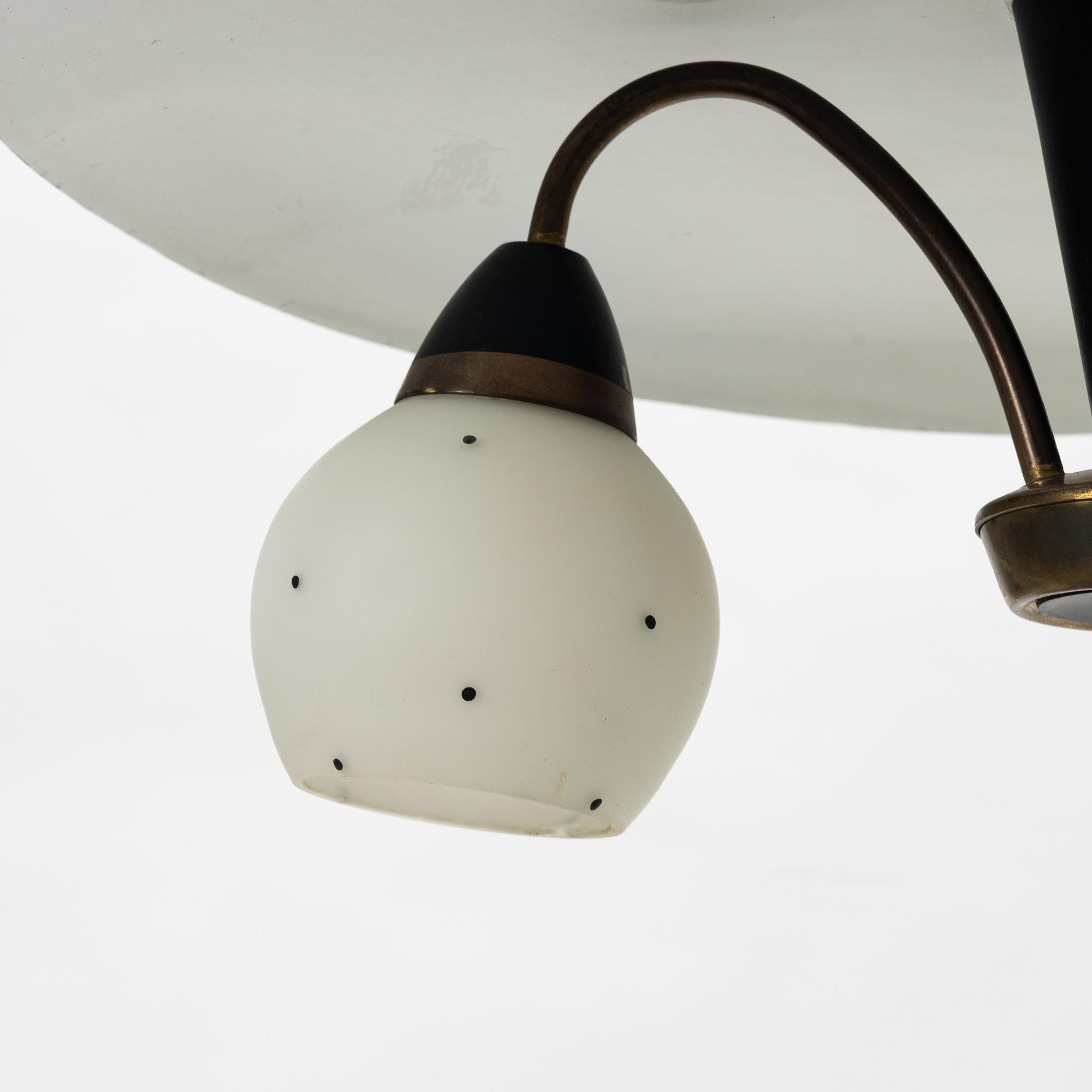 A ceiling light, ca 1950-60's.