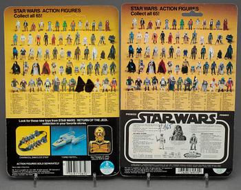 STAR WARS, 5 stycken actionfigurer, Kenner, 1983.