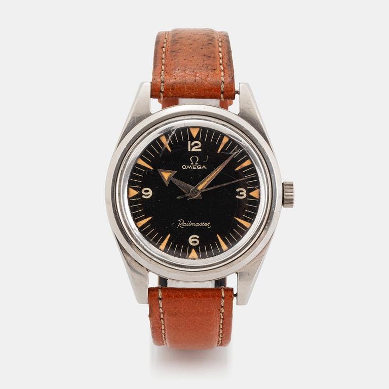 Omega, Railmaster, "Broad Arrow hands".