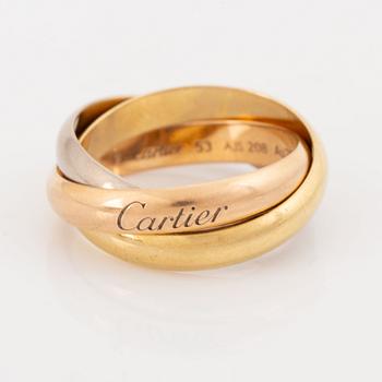 Cartier, 18K gold "Trinity" ring.