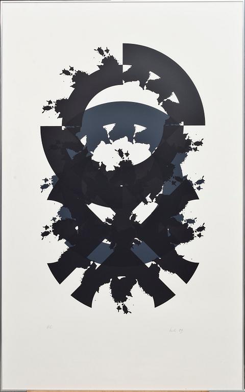 RAUL MEEL, färgserigrafi, signerad HC.