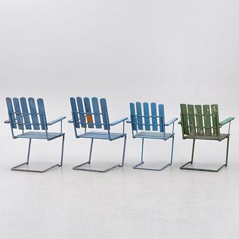 Garden chairs, 4 pcs, "Chair A2", Grythyttan.