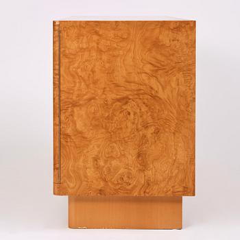 Axel Einar Hjorth, an olive ash wood and maple sideboard, 'Birka', Nordiska Kompaniet, Sweden ca 1935.