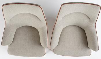 Hans J. Wegner, fåtöljer 2 st, "AP 27/18", AP Stolen, Danmark, 1950/60-tal.