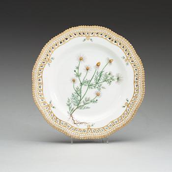 A set of four Royal Copenhagen 'Flora Danica' plates, Denmark, 20th Century.