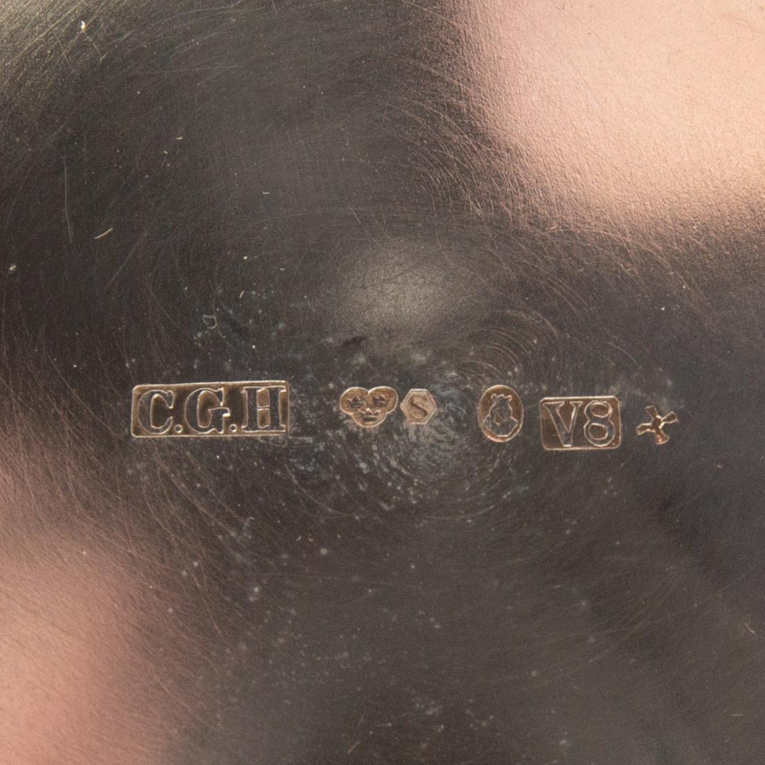 CG Hallberg Vase/Cup silver Stockholm 1947.