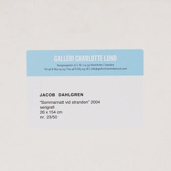 Jacob Dahlgren, signerad och daterad 2004, serigrafi, ed. 23/50.