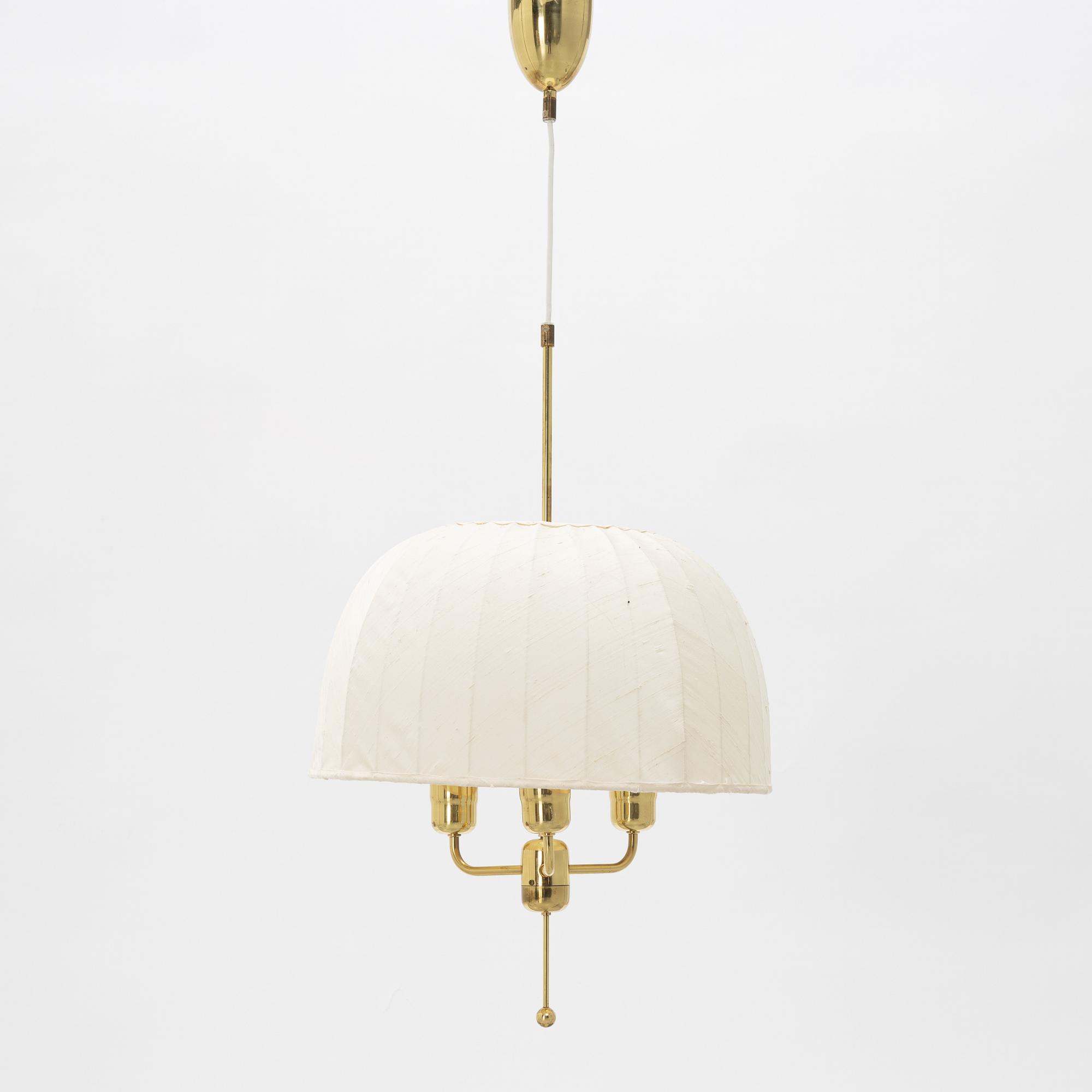 Hans-Agne Jakobsson, taklampa, modell 549/3, Markaryd, 1960-tal.