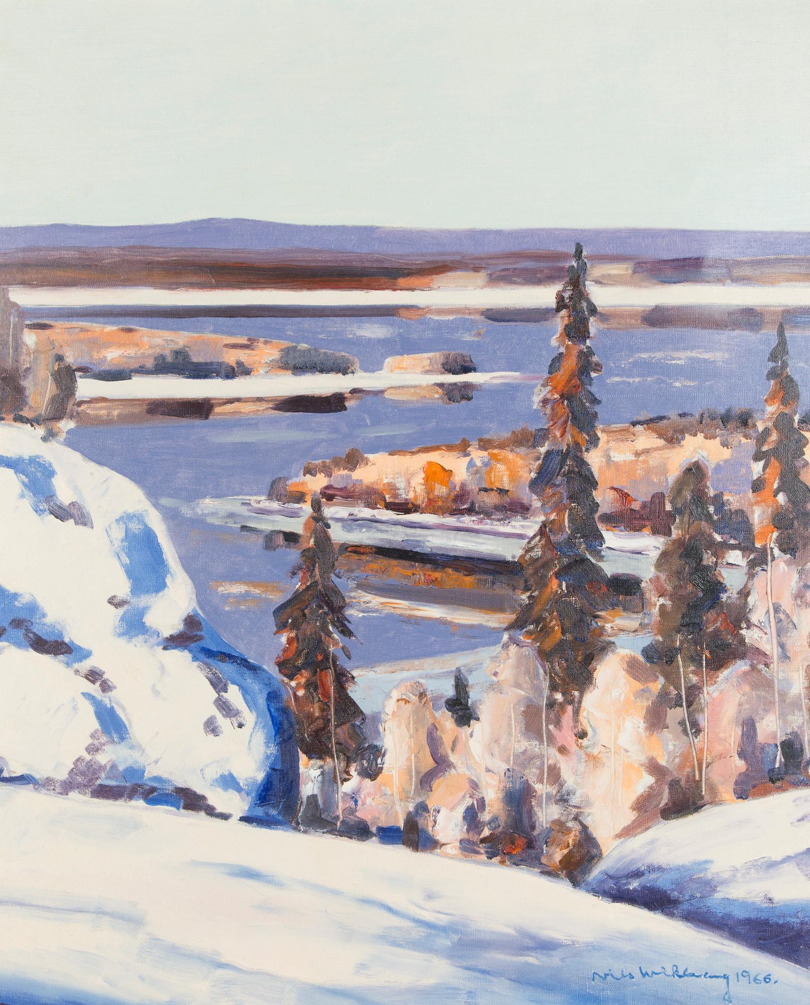 Nils Wikberg, Winter Landscape.