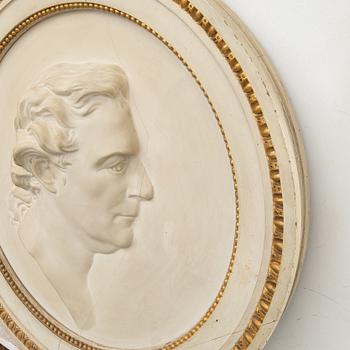 Johan Tobias Sergel, after, Medallion depicting Admiral Fredric Henric af Chapman.