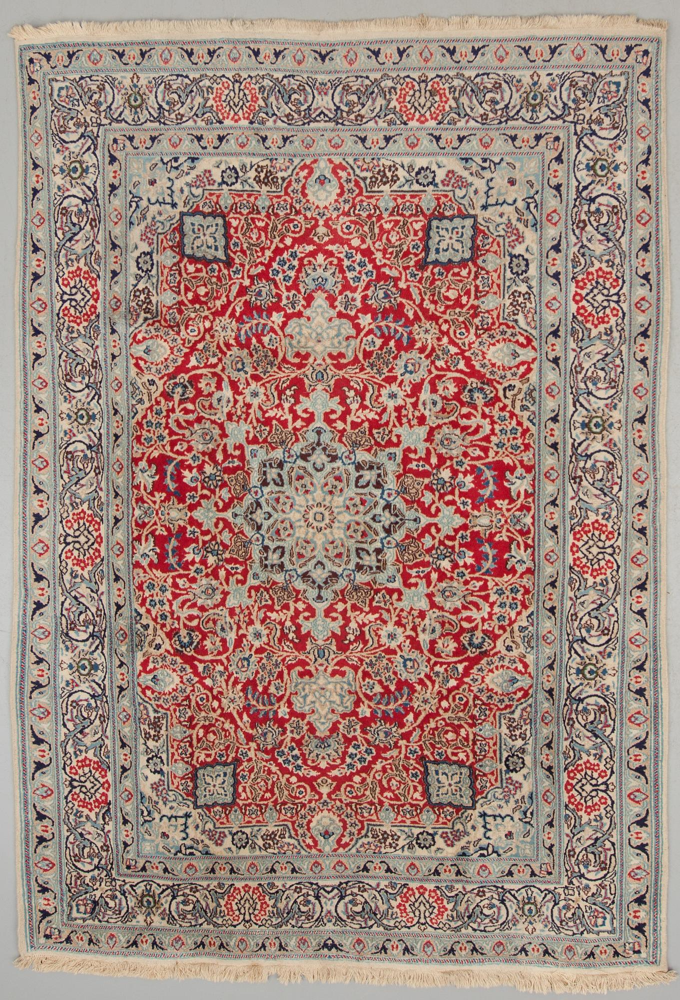 MATTA, old, Nain, part silk, ca 285 x 200 cm.