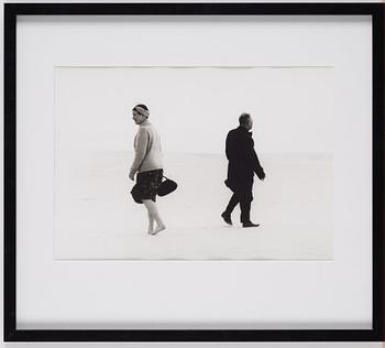 Antanas Sutkus, "J.P Sartre and Simone de Beauvoir in Lithuania, Nida, 1965".