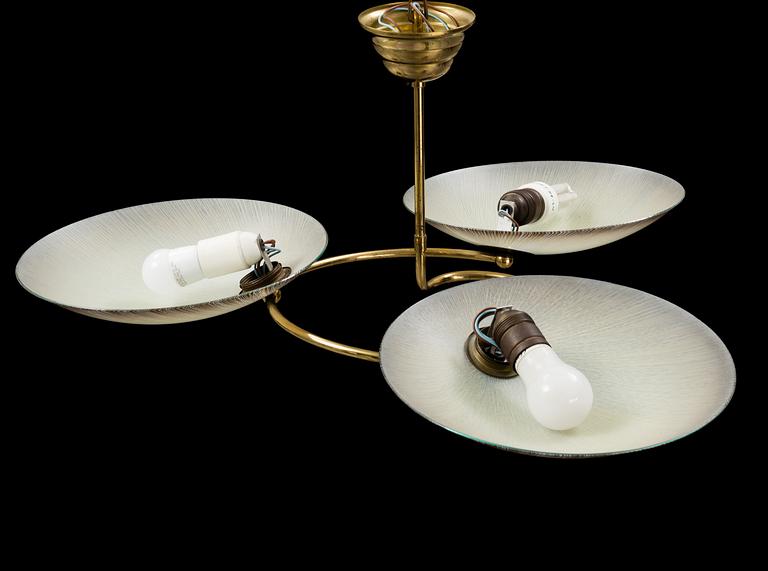 A 1950's ceiling light.