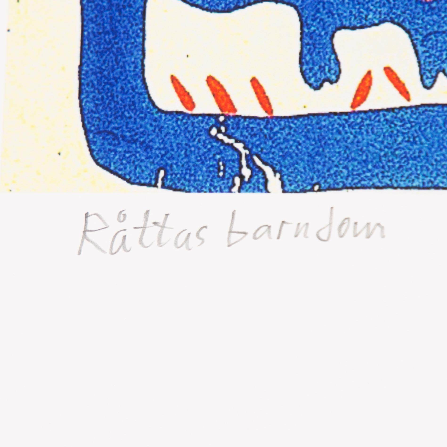 Carl Johan De Geer, "Råttand barndom".