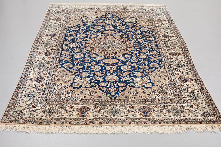 A CARPET, old NAIN, ca 251 x 155,5-158 cm.