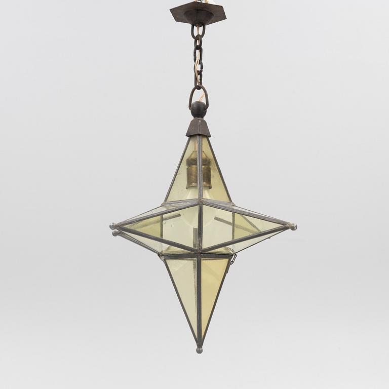 Harald Notini, taklampa, modell ”6202”, Arvid Böhlmarks Lampfabrik, Stockholm, 1920-30-tal.