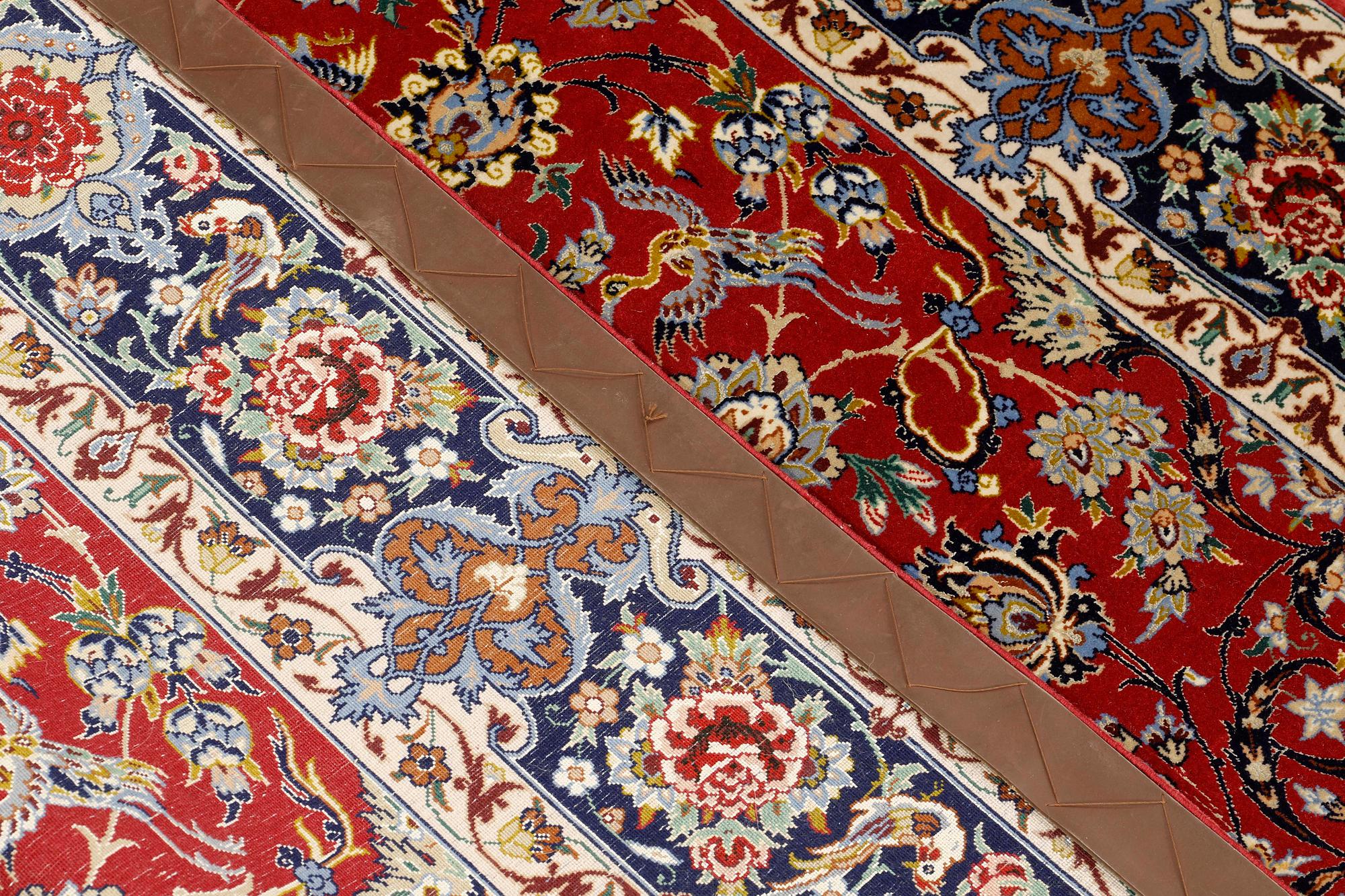A rug, Figural Esfahan, ca 172 x 110 cm.