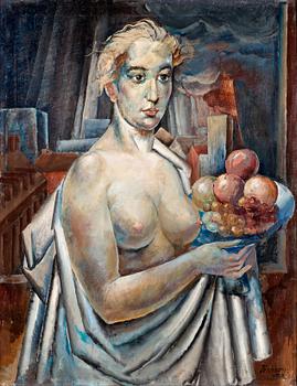 168. Gunnar Torhamn, Model with fruit bowl.