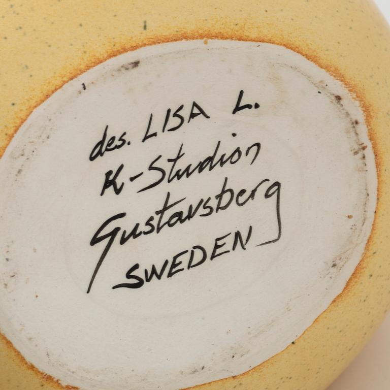 Lisa Larson, a set of six stoneware figurines, Gustavsberg.