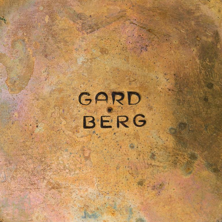 Bertel Gardberg, kynttilänjalka, messinkiä leimattu Gardberg.