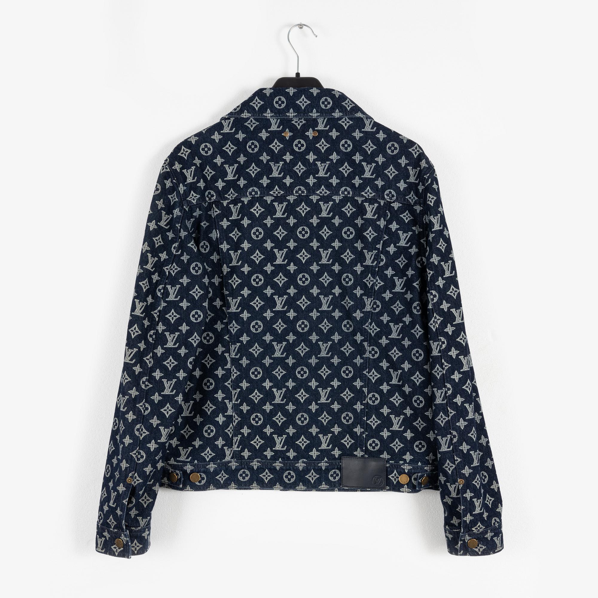 Lv monogram denim jacket online