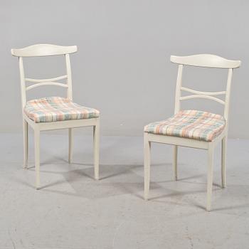 STOLAR, ett par, Carl Malmsten, Bodafors, 1960.