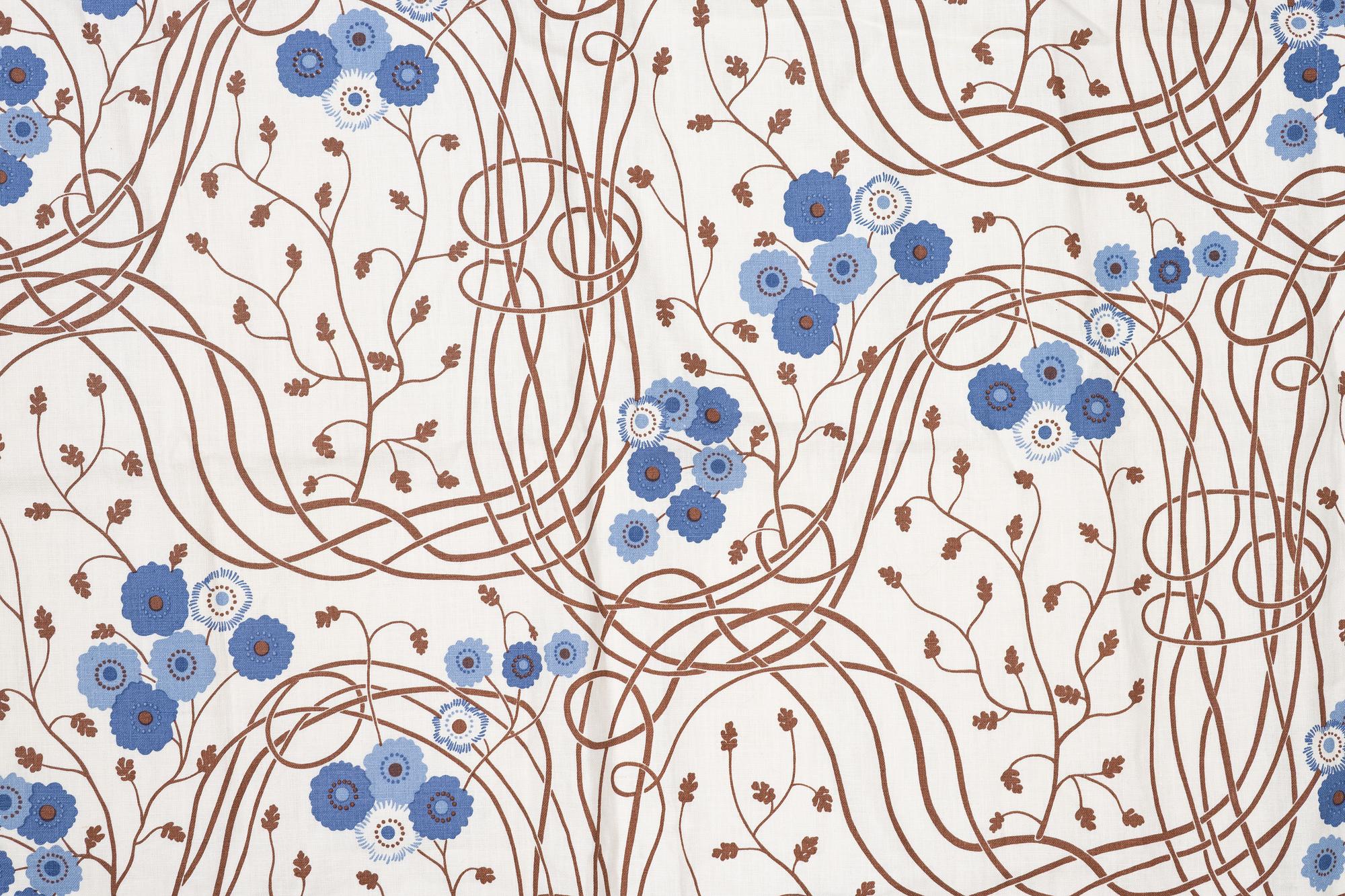 Josef Frank, curtains, a pair, "Loops", Firma Svenskt Tenn.