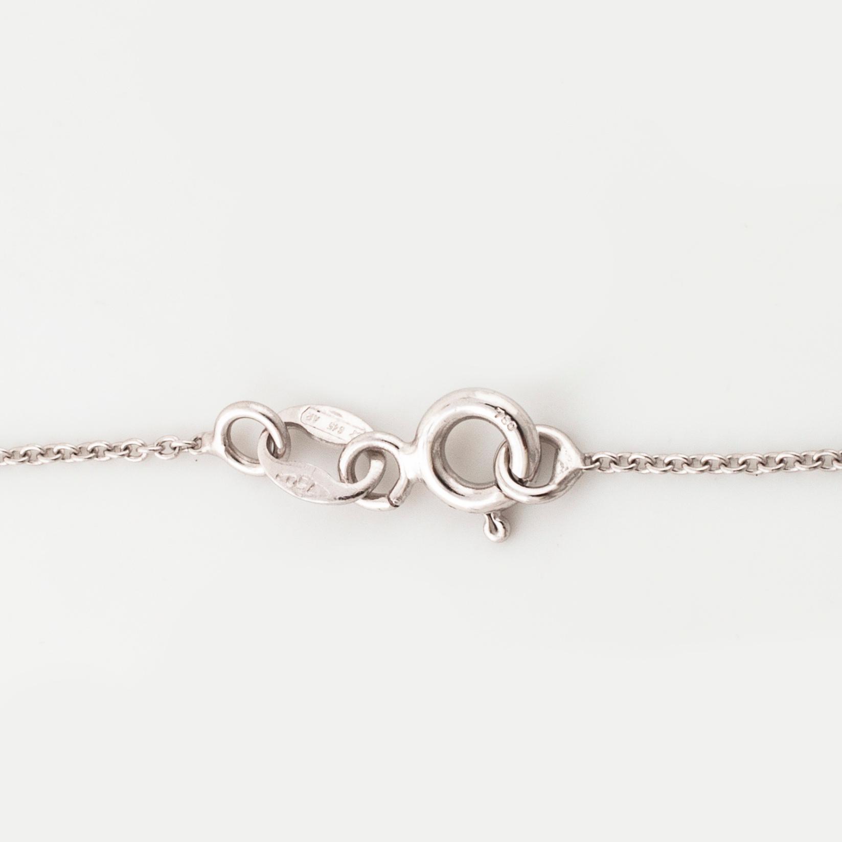 COLLIER, med briljantslipad diamant ca 1.00 ct.