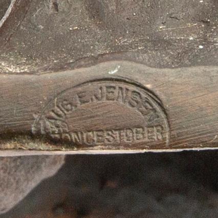 Anders Olson, a signed bronze sculpture.