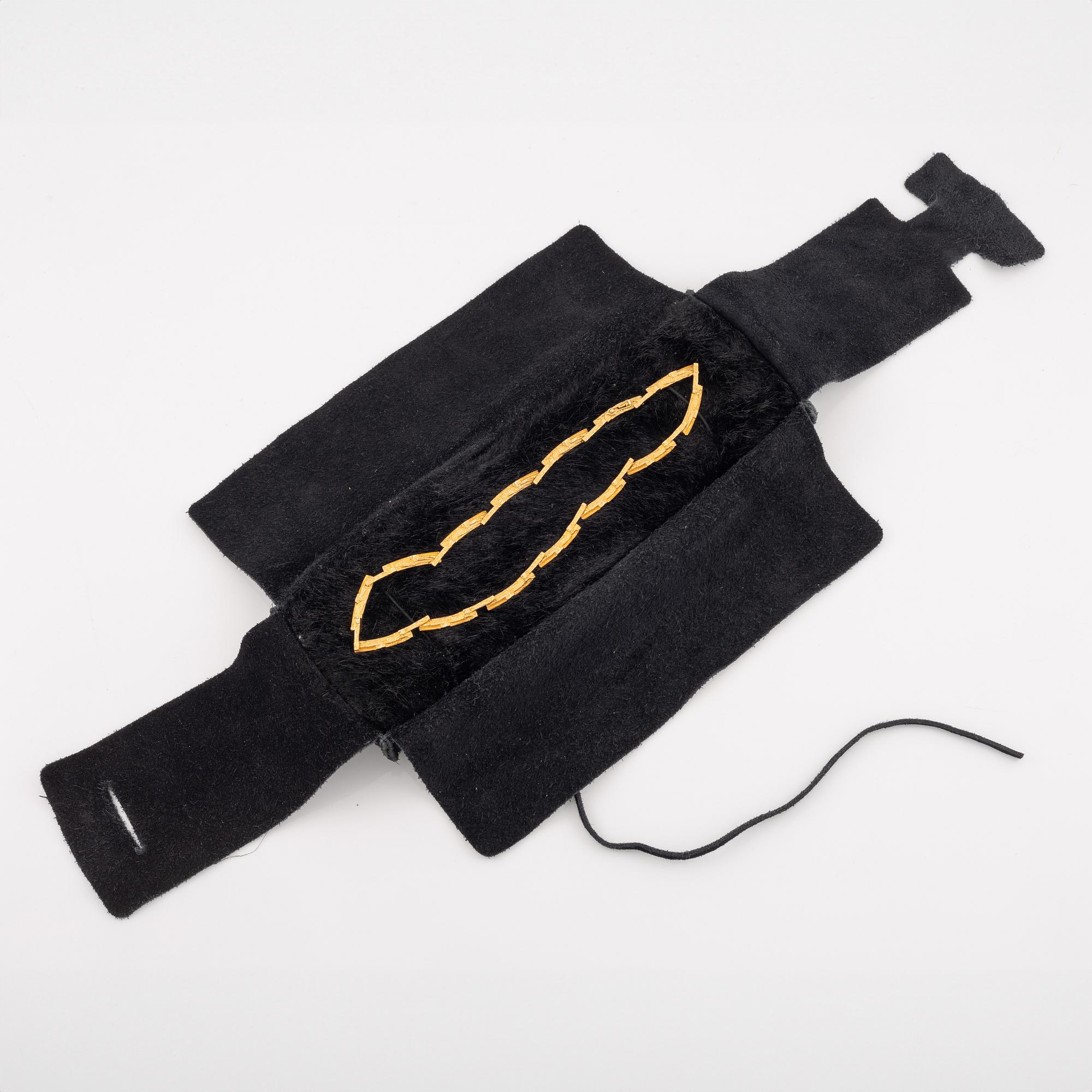 Lapponia, design Björn Weckström, collier, "Tundra", 18K guld.