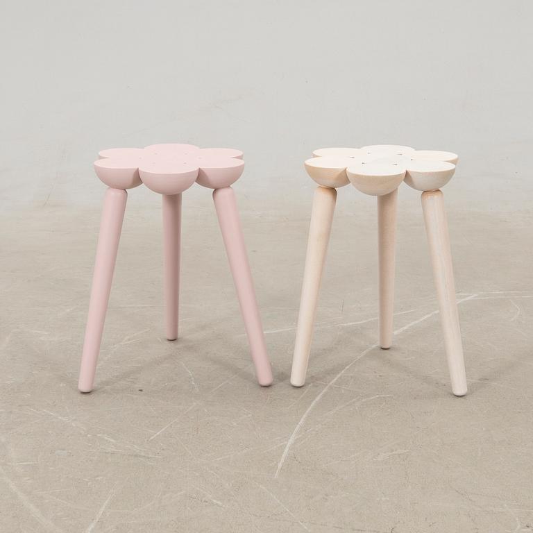 Lisa Hilland, stools 2 pcs "Smyltha" for Mylhta.
