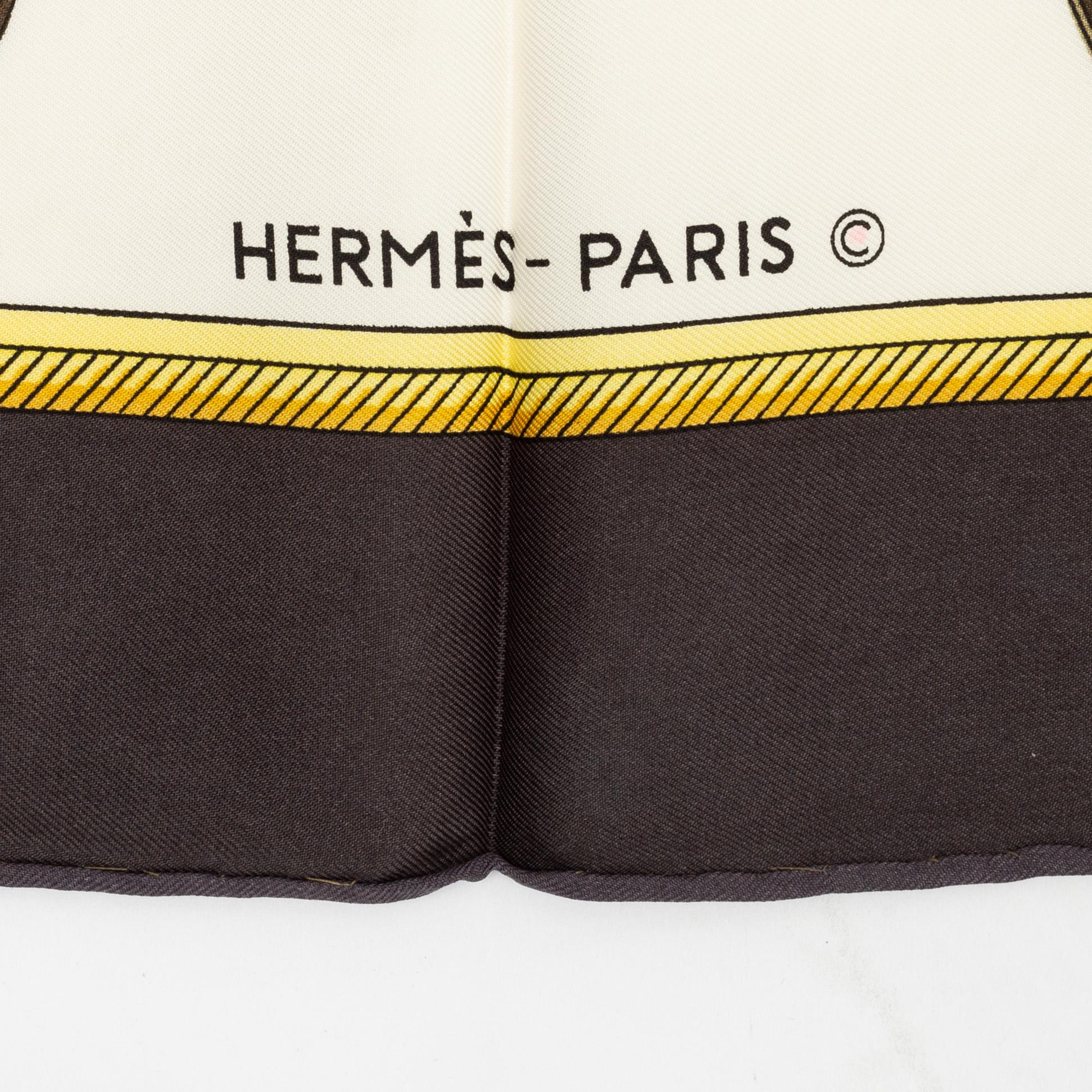 Hermès, scarf, "Les Voitures a Transformation".