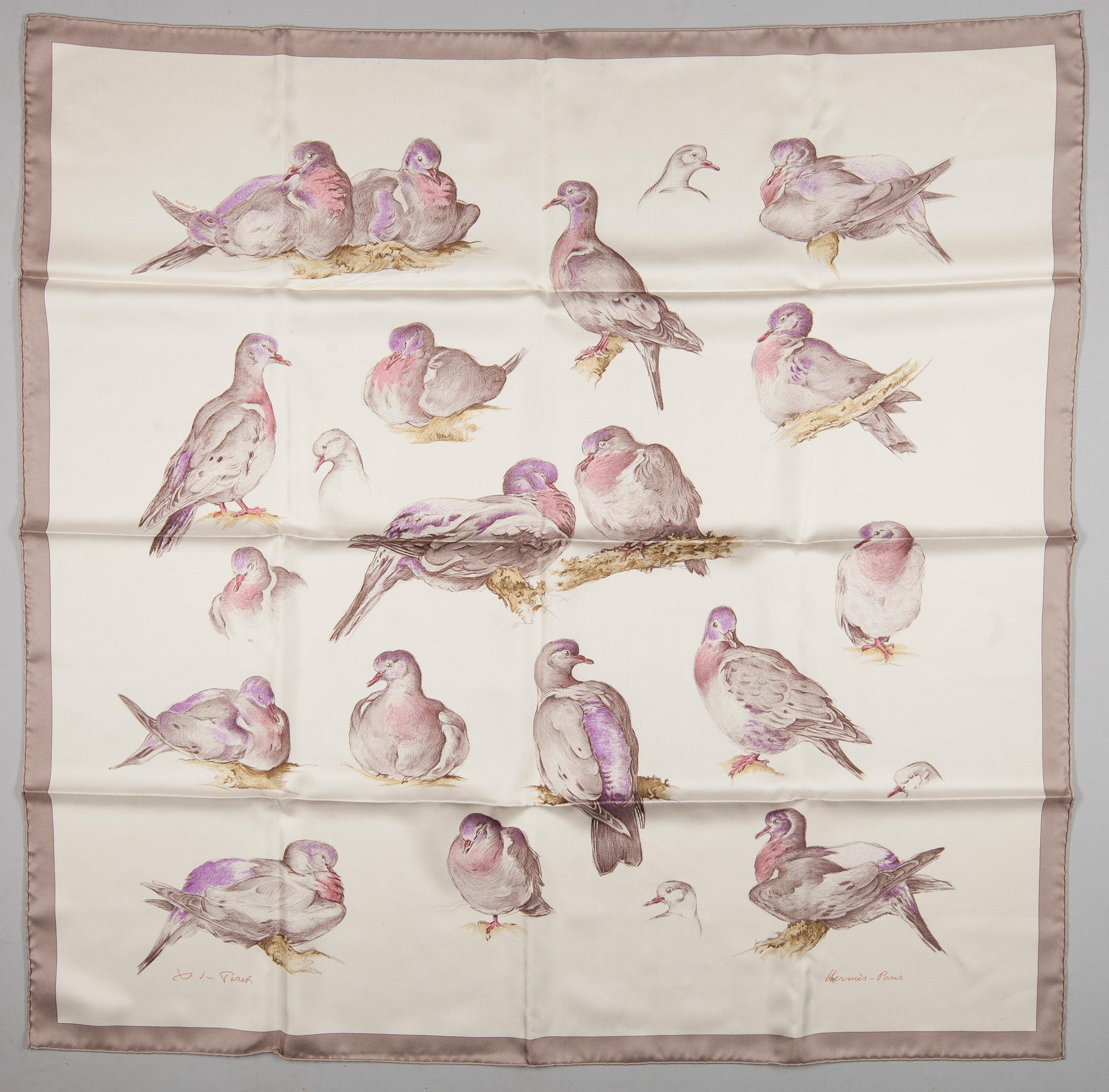 SCARf, "Tourterelles", Hermès.