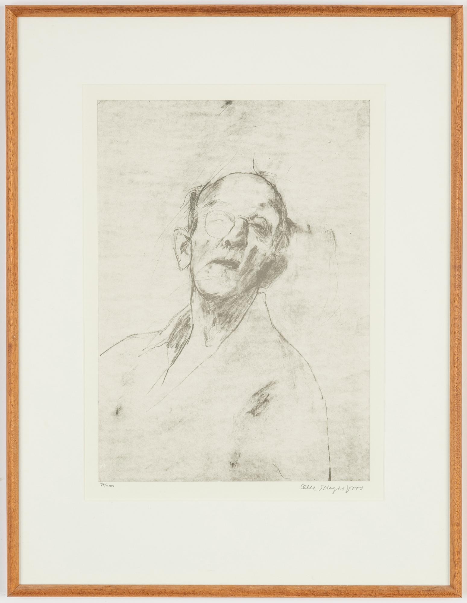 Olle Skagerfors, litografi, signerad 37/200.