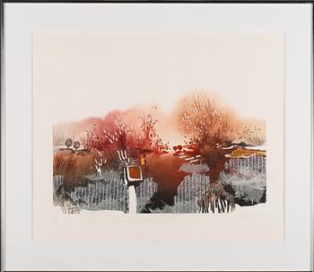 FRANCIS MÉAN, färgetsning/blandteknik, signerad och daterad 14/50.