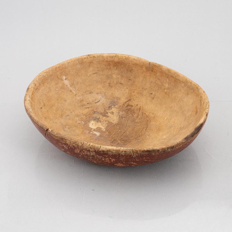 A bowl, dated 1851.