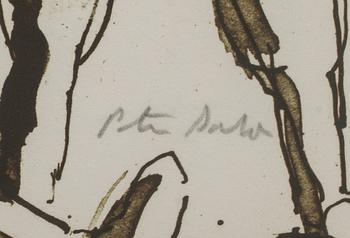 PETER DAHL, färglitografi, signerad ej numrerad.