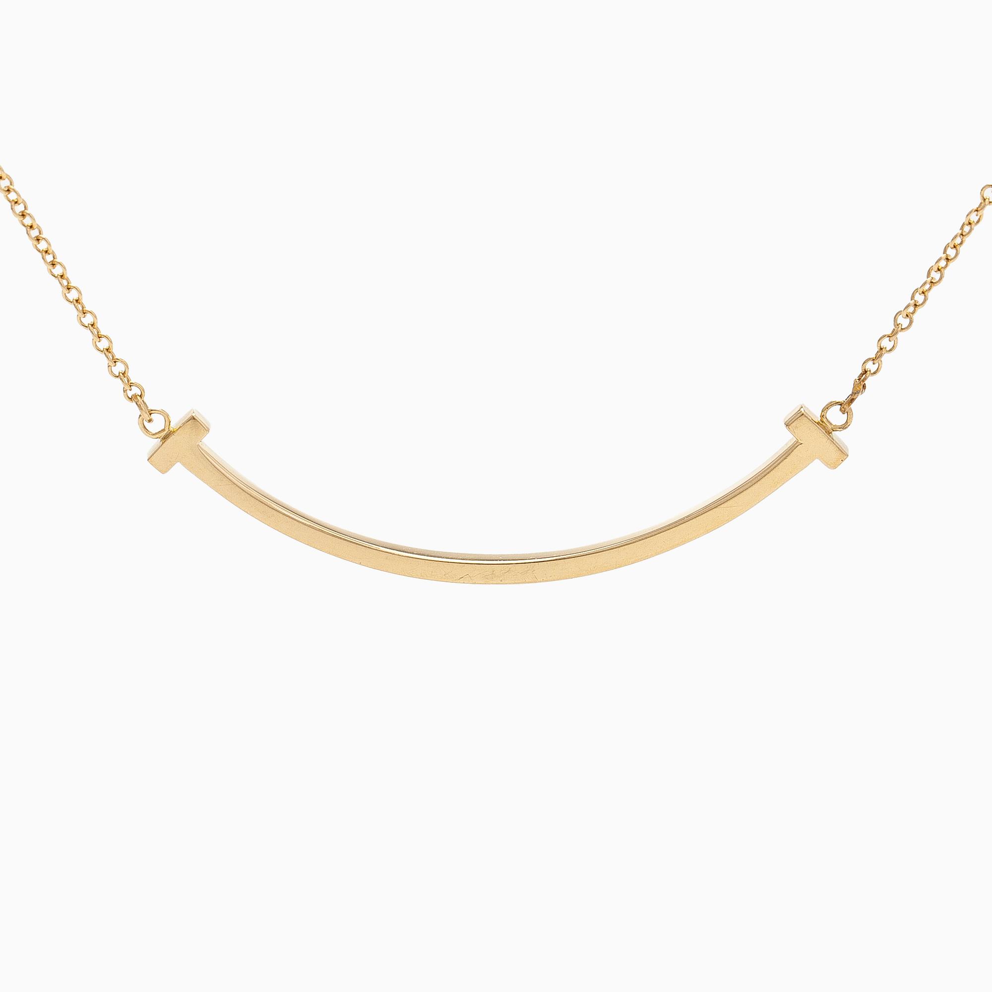 Tiffany & Co, kaulakoru, "T Smile", 18K kultaa.