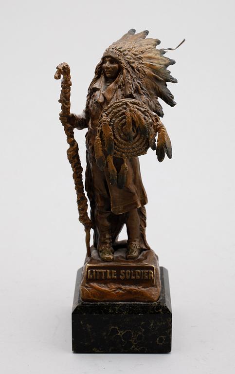 CARL KAUBA, skulptur, brons, sign.