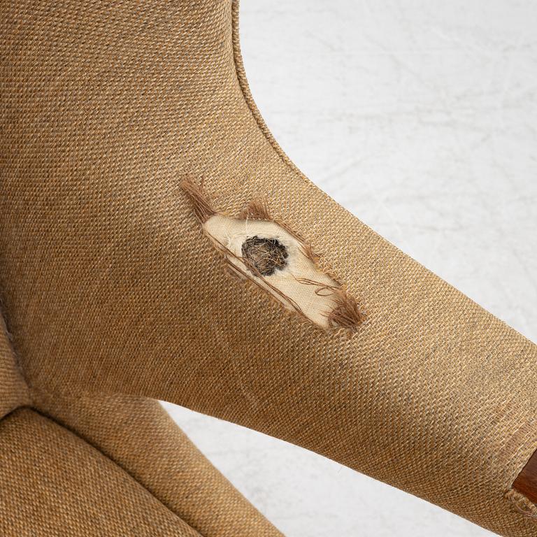 Hans J. Wegner, fåtölj "Bamse/Papa Bear", AP-stolen, Danmark, 1950-60-tal.