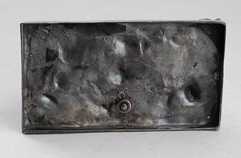 SKULPTUR, metall, omkring år 1900.