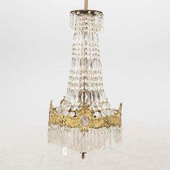 A chandelier around 1900.