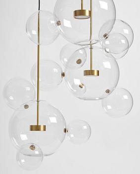 Giopato & Coombes, a "Bolle 14" ceiling lamp, Italy, post 2015.