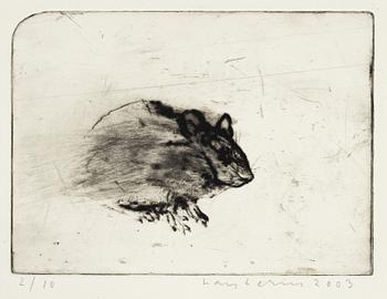 Lars Lerin, "Skogsmus".