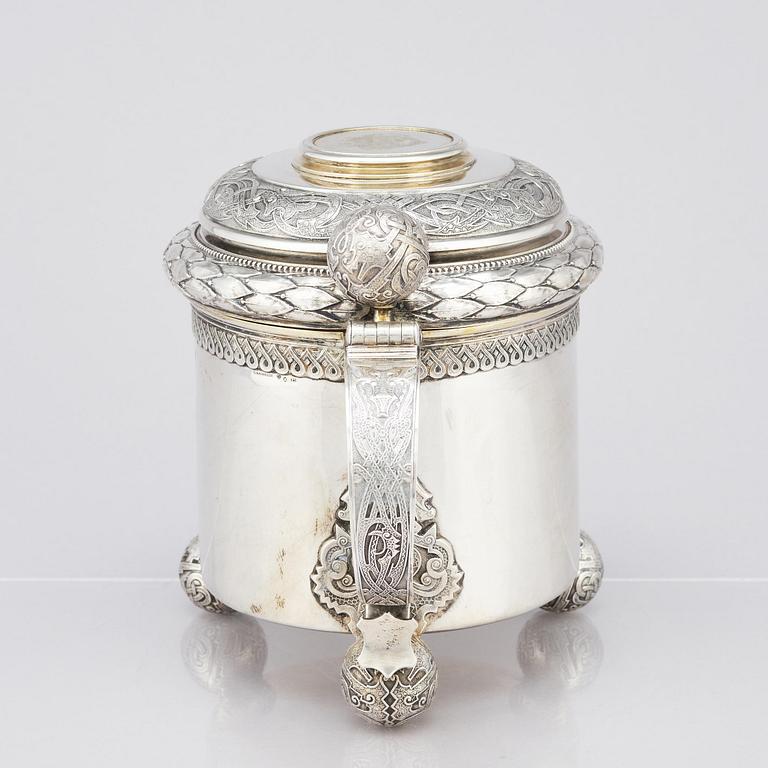 A Swedish silver tankard, mark of K. Anderson, Stockholm, 1908.