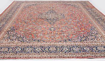 Carpet, Keshan, approx. 435 x 312 cm.