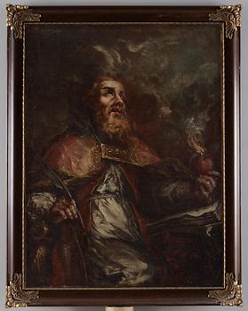 Giuseppe Antonio Pianca Circle of, St. Augustinus with the burning heart.