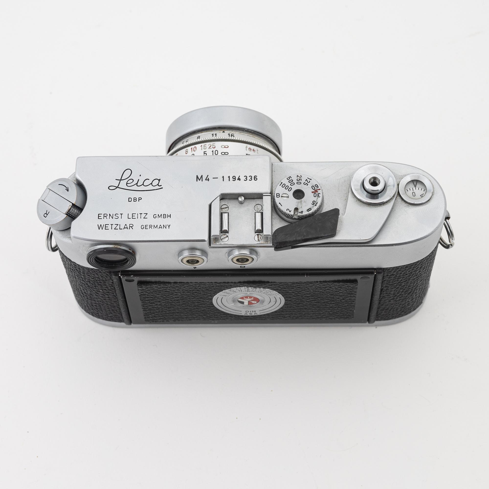Leica M4, no. 1194336, 1968-69.