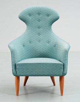 A Kerstin Hörlin-Holmquist 'Stora Eva' armchair, Nordiska Kompaniet, Nyköping 1950's-60's.