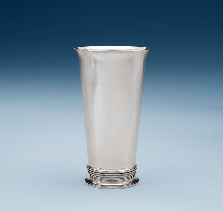 An Atelier Borgila sterling vase,